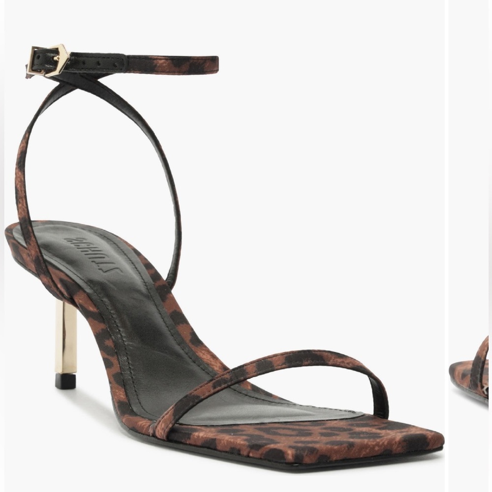 Stylish Leopard Print Kitten Heel